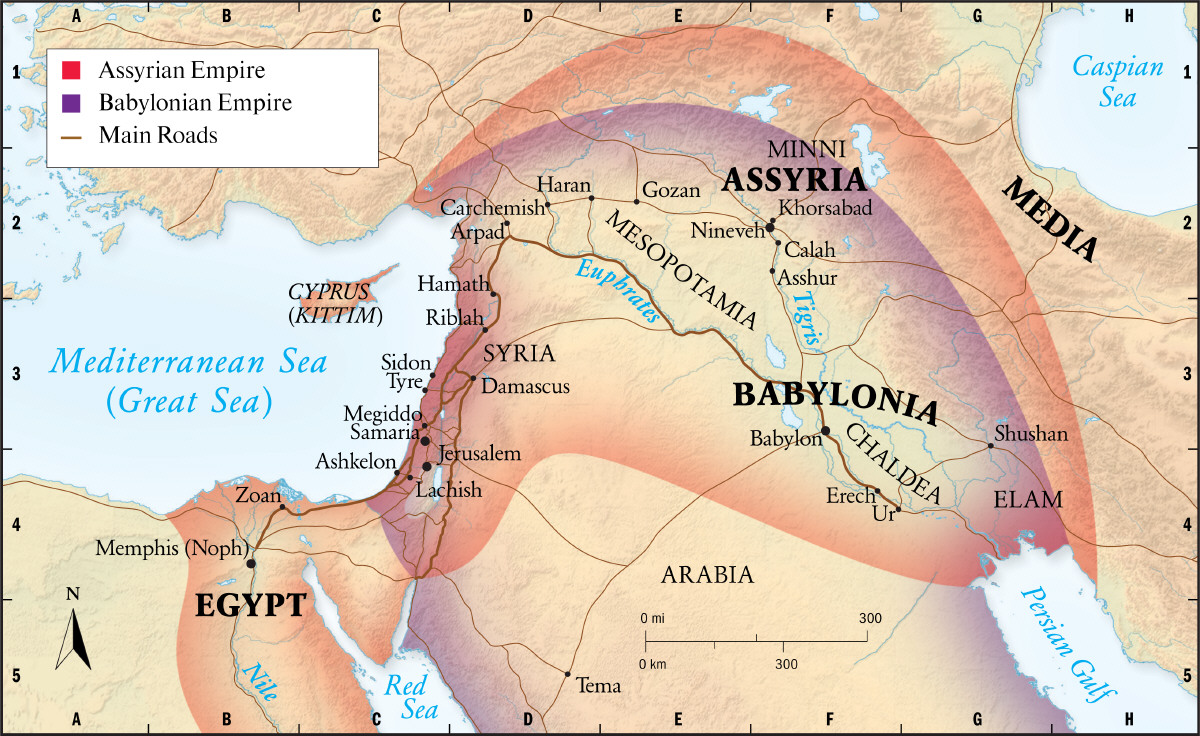 Assyrian and Babylonian Empire Maps